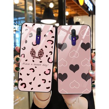 適用oppoA9手機殼玻璃oppo A9x保護A8硅膠套PCAM10全包PDBM00防摔A9蝴蝶結opa硬opooa軟殼oppa外opop男0pp0女