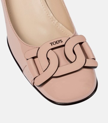 Tod's Slide patent leather pumps
