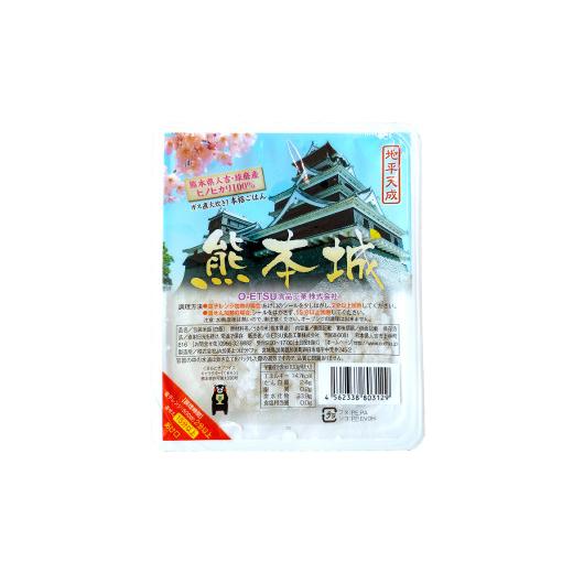 ふるさと納税 熊本県 水上村 保存料無添加 熊本城 ごはん 200g×12個セット 合計2.4kg