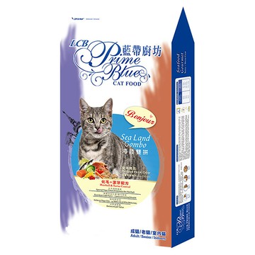 【LCB 藍帶廚坊】經典貓糧系列40磅（18.14kg）- 化毛海陸雙拼