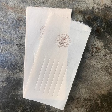 信紙/花箋 十一月山茶