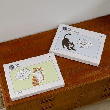 翔仔居家 x 喵覓MeowMie聯名 貓臉書【無框畫貓抓板】瓦楞紙 紙板 磨爪 抓板 耐磨 boxkitty貓抓板