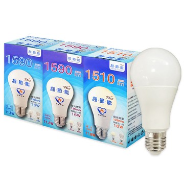 EVERLIGHT (6入) LED 11.8W 3000K 黃光 全電壓 E27 節能標章 球泡燈 LED燈泡
