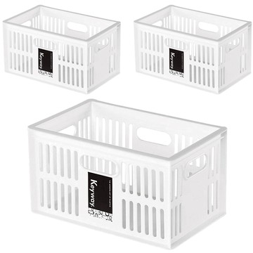 KEYWAY 聯府 總理17萬用籃 4L  163 x 240 x 133mm  白色  3個