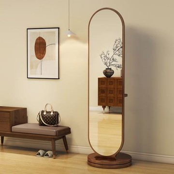 全身鏡家用簡約網紅可旋轉女宿舍臥室壁掛貼墻試衣穿衣鏡子