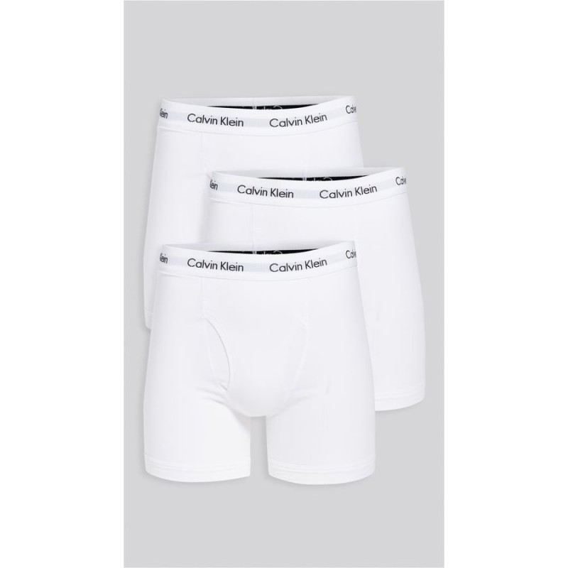 calvin klein boxer briefs white