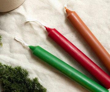 【訂製】聖誕節柱狀香氛蠟燭禮盒・手作蠟燭/JUNO Candle