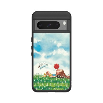 Pixel 8 Pro SolidSuit 黑 - 幾米 Jimmy Liao - 世界別為我擔心-吹氣球