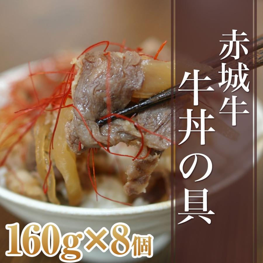 肉 お肉 牛肉 国産 赤城牛 牛丼の具160g 8個セット 赤城牛・赤城和牛・牛肉 ギフトのとりやま 送料無料 内祝 御祝