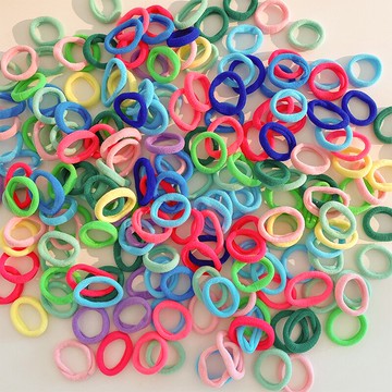 寶寶扎頭小皮筋女童可愛不傷發發圈小女孩彈性好頭繩發飾兒童發繩