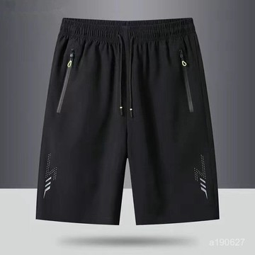 臺灣🚍8H出🉑【廠家直銷】2025夏季新款男士速幹透氣中年寬鬆運動五分褲
