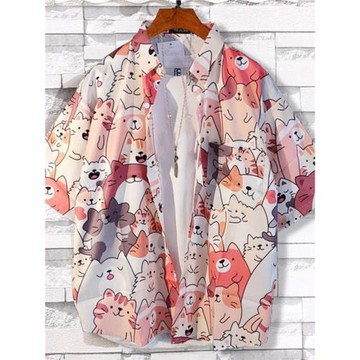 夏季特大碼襯衣加肥加大號港風胖哥肥佬流行350斤寬松短袖襯衫男