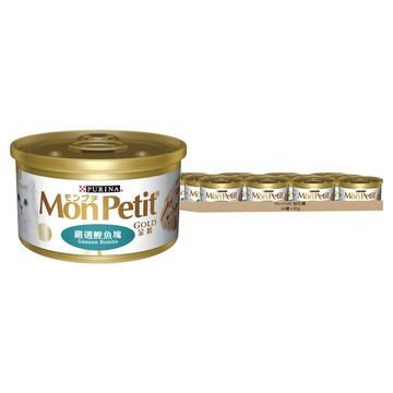 MonPetit 貓倍麗 金罐  特選鯛魚塊  85g  24罐