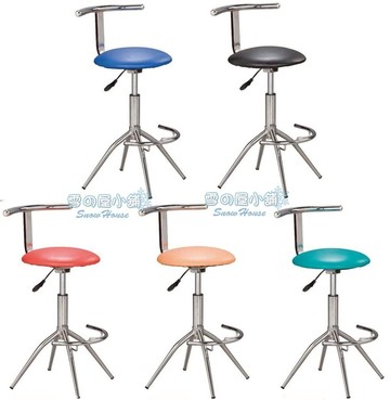 雪之屋 T型電鍍俏麗吧台椅(氣壓升降) X738-01~05