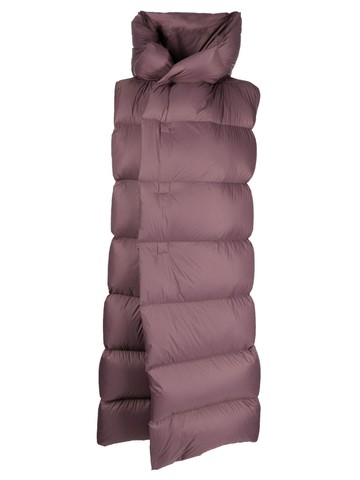 Rick Owens - Luxor quilted hooded gilet - women - Polyamide - 38 - Purple