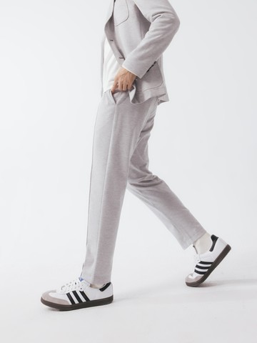 【絕版出清】彈力針織套裝-西裝九分褲｜考究剪裁・都會通勤首選