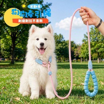 ⚡️限時秒殺⚡️狗狗牽引繩防爆衝p繩p鏈狗鏈子小中大型犬防纏繞訓犬寵物遛狗狗繩