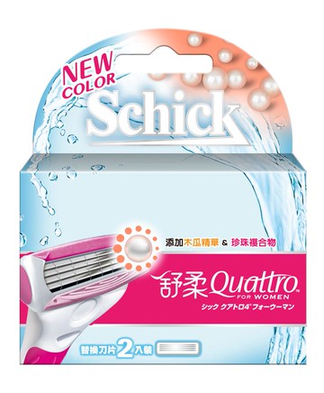 舒柔仕女除毛刀片2入