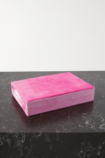 Sophie Bille Brahe - Trésor Velvet Jewelry Box - Pink - one size