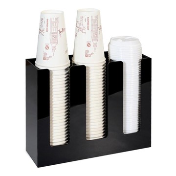 笑麥家用飲水機一次性紙杯架取杯器奶茶店吧台分杯架桌面吸管收納