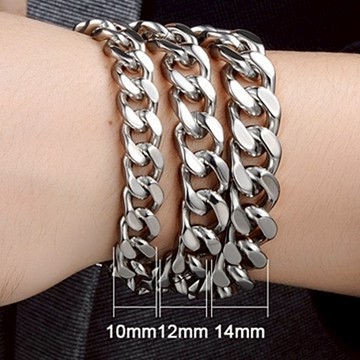 《316小舖》今天特價【N191】(優質316L醫療鋼手鍊-霸氣粗手鍊鋼手鏈防水手鍊男手鍊銀手鍊黑手鍊金手鍊不生銹手鍊)