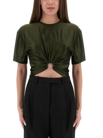 rabanne cropped t-shirt