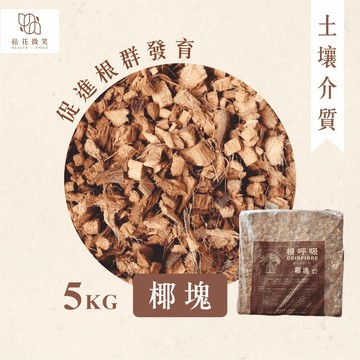 【拈花微笑】椰塊｜5kg｜龜背芋｜多肉｜鹿角蕨｜香草｜花卉