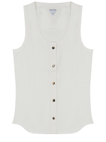 bottega veneta top with buttons