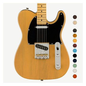 Fender American Professional II Telecaster Butterscotch Blonde 電吉他 美廠 單單 無搖座 奶油金 楓木指板