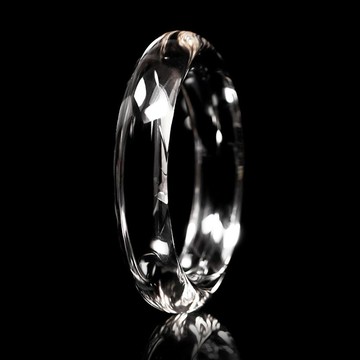 【正佳珠寶】白水晶 蒐藏級全淨體 內徑56.4mm 手圍18.5 白水晶