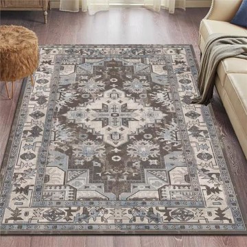 廠家批發波西米亞民族風家用客廳臥室床邊毯地毯摩洛哥地墊可機洗