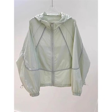 (免運)透氣防曬衣女夏季薄款戶外遮陽防紫外線寬松設計感連帽防曬服外套