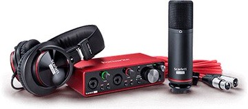 【非凡樂器】Focusrite Scarlett 第3代 2i2 套裝組 錄音介面/麥克風/導線/耳機/公司貨保固
