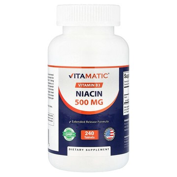 Vitamatic, 煙酸，500 毫克，240 片