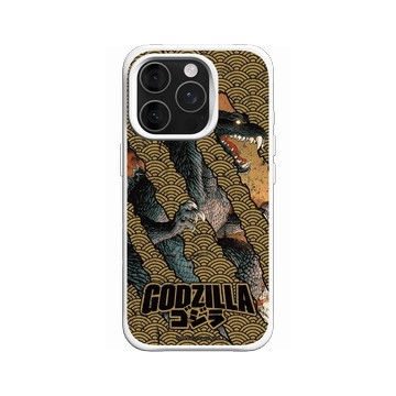iPhone 16 Pro SolidX 白 - 哥吉拉 Godzilla - 怪獸爪痕