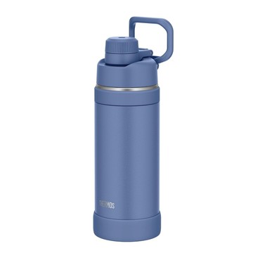 THERMOS 膳魔師 真空斷熱運動水杯 輕量化隨行杯  灰藍色  1個  1L