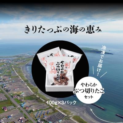 ふるさと納税 浜中町 やわらかぶつ切りたこ100g×3パックセット