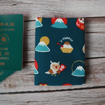 【貓頭鷹】手作護照套 護照夾 護照套 護照包 純手作 布作護