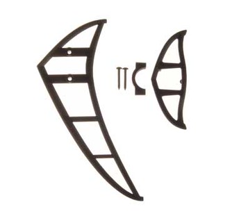 MIKADO LOGO  400塑料水平垂直尾翼 清倉 LG04182