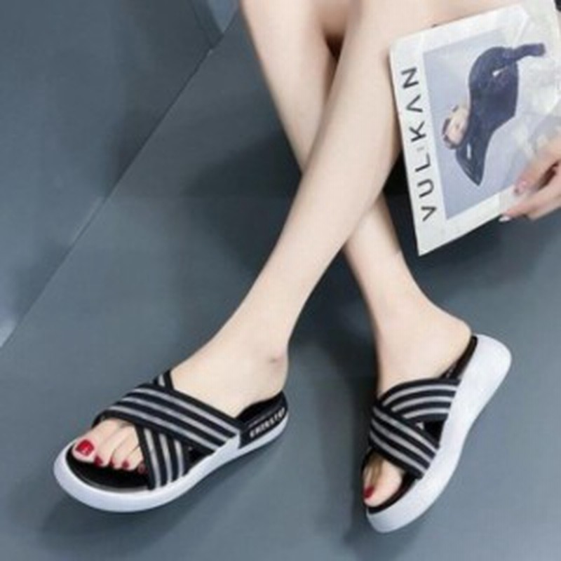 21春夏新作 クロスベルト厚底サンダル オープントゥ スポサン シューズ ビーチサンダル レディース 大きいサイズ 歩きやすい 痛くない 通販 Lineポイント最大1 0 Get Lineショッピング