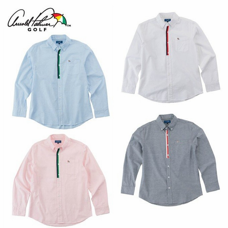 アーノルドパーマー arnold palmer ゴルフウェア 長袖シャツ メンズ オックスフォード長袖シャツ AP220202I04 通販  LINEポイント最大0.5%GET | LINEショッピング