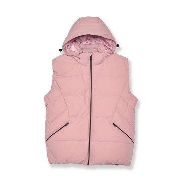 5th STREET｜女裝｜下擺縮口羽絨背心｜粉紅