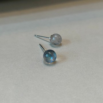 Le Bonheur 灰月光耳釘(情人節 生日禮物)