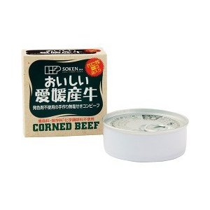 愛媛産牛 無塩せきコンビーフ 80g コンビーフ 愛媛 国産 缶詰