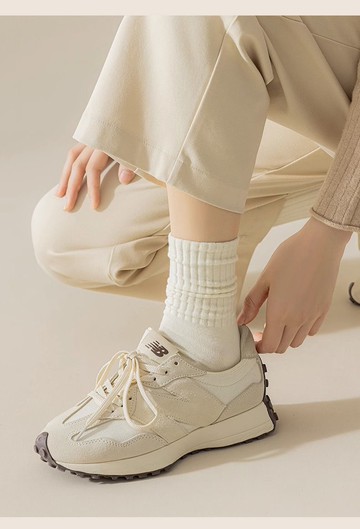 襪子女中筒春抗菌防臭襪吸汗透氣女士運動襪堆堆襪長襪短襪船襪夏季新款