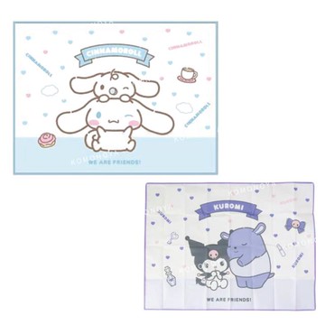 小禮堂 Sanrio 三麗鷗 2-3人用 摺疊野餐墊 120x60cm (好友款) 酷洛米 大耳狗
