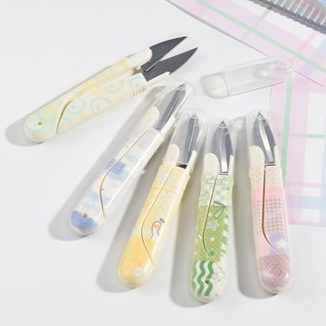 🔥臺灣出貨🔥新款清新ins潮迷你便攜安全可愛學生女小剪刀手工帶蓋卡通宿舍