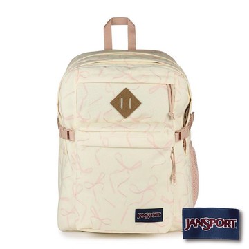 JANSPORT -MAIN CAMPUS 校園系列後背包 -優雅白（JS0A4QUL）