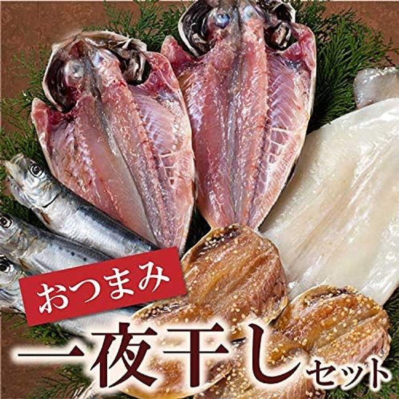 株式会社ウエダ おつまみ 一夜干しセット 干物 4種 10枚セット (真アジ スルメイカ イワシ あじみりん) 無添加 低温熟成 ギフト 贈