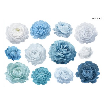 【10月新品4】20-22-0036 裁切紙・拼貼素材 陸蓮花